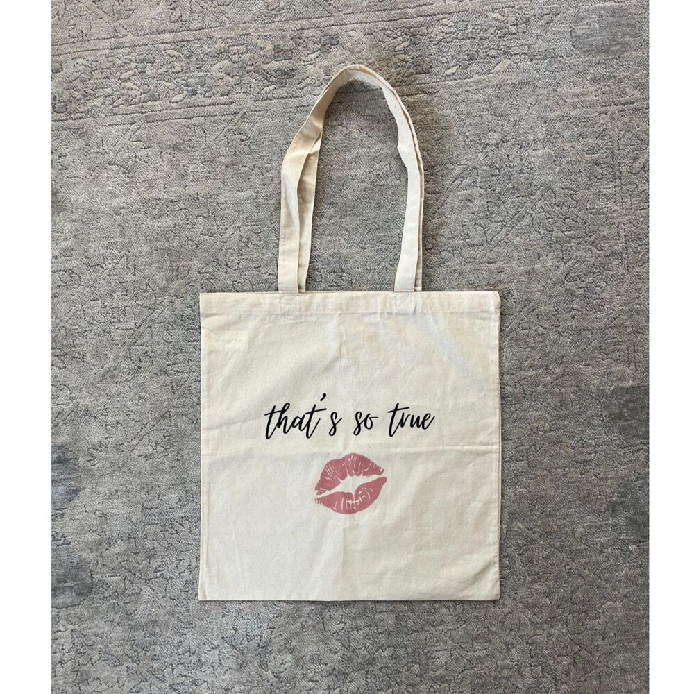 Gracie Abrams Tote Bag That's So True Song Merch